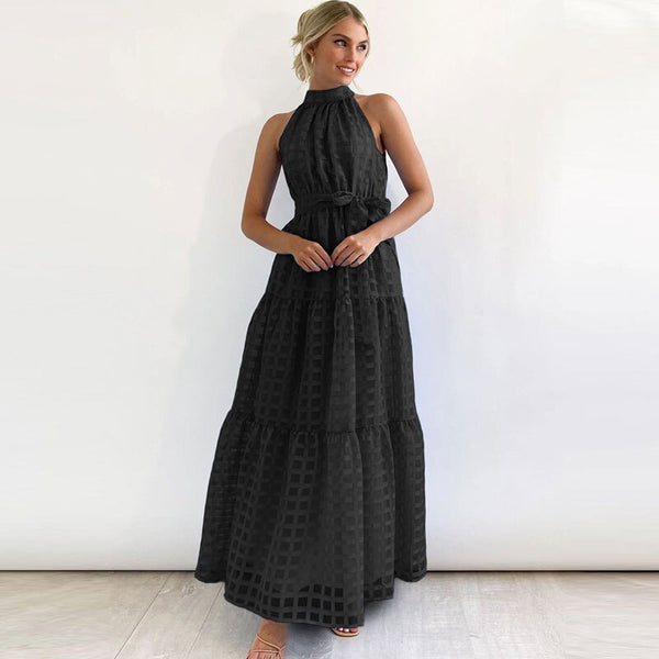 Halter Sleeveless with Belt (S-XL)