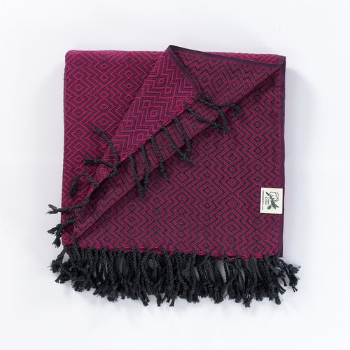 Rumeli Hand-Loomed Cotton Throw Blanket