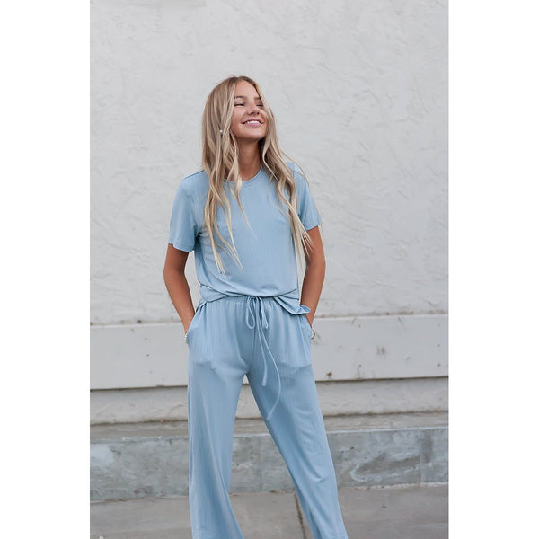 2 Piece Jogger Set in Baby Blue (2XS-XL)